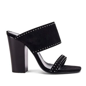 Saint Laurent Paris block sandal heels